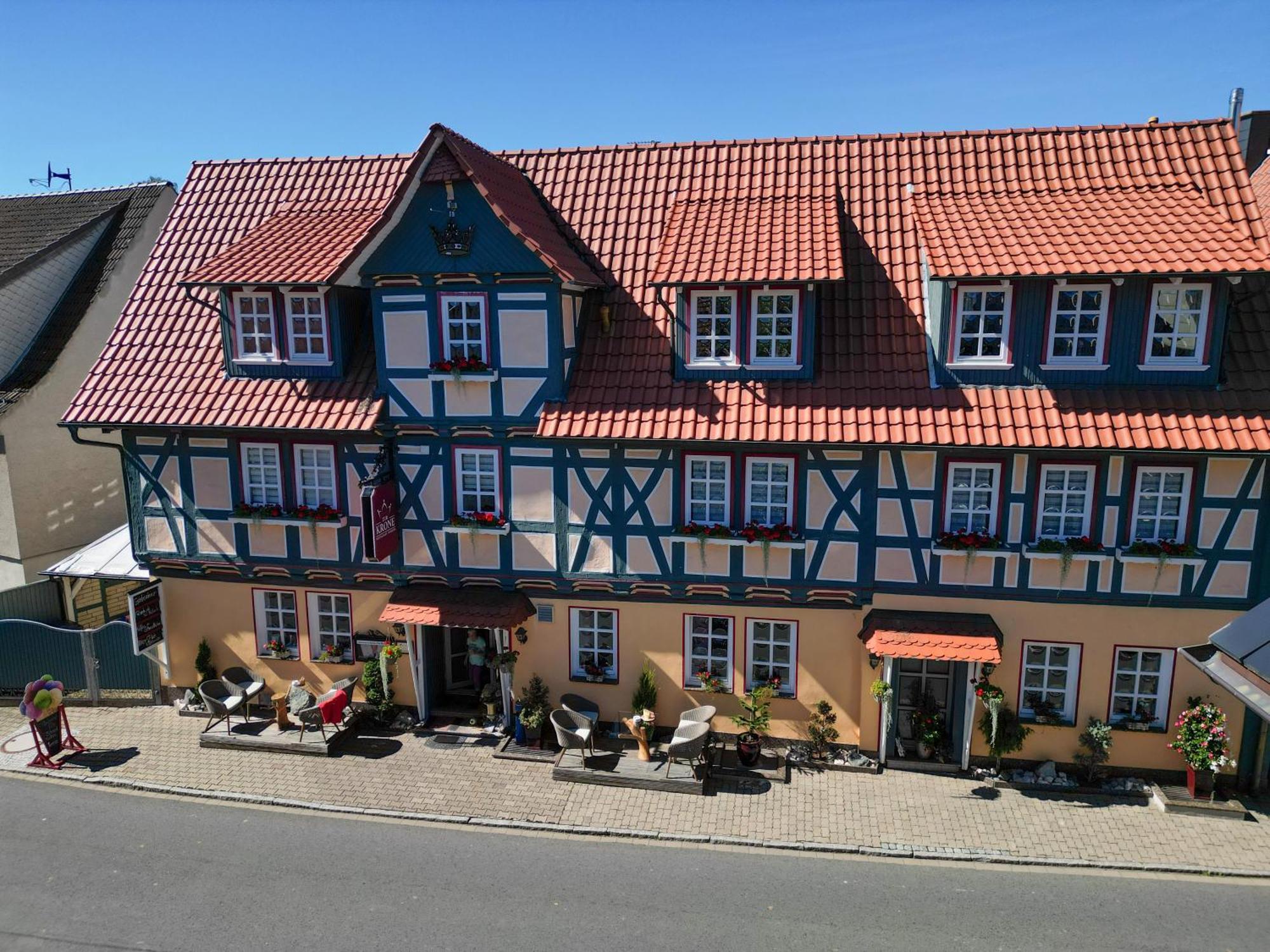 Pension Zur Krone Martinfeld Exterior foto