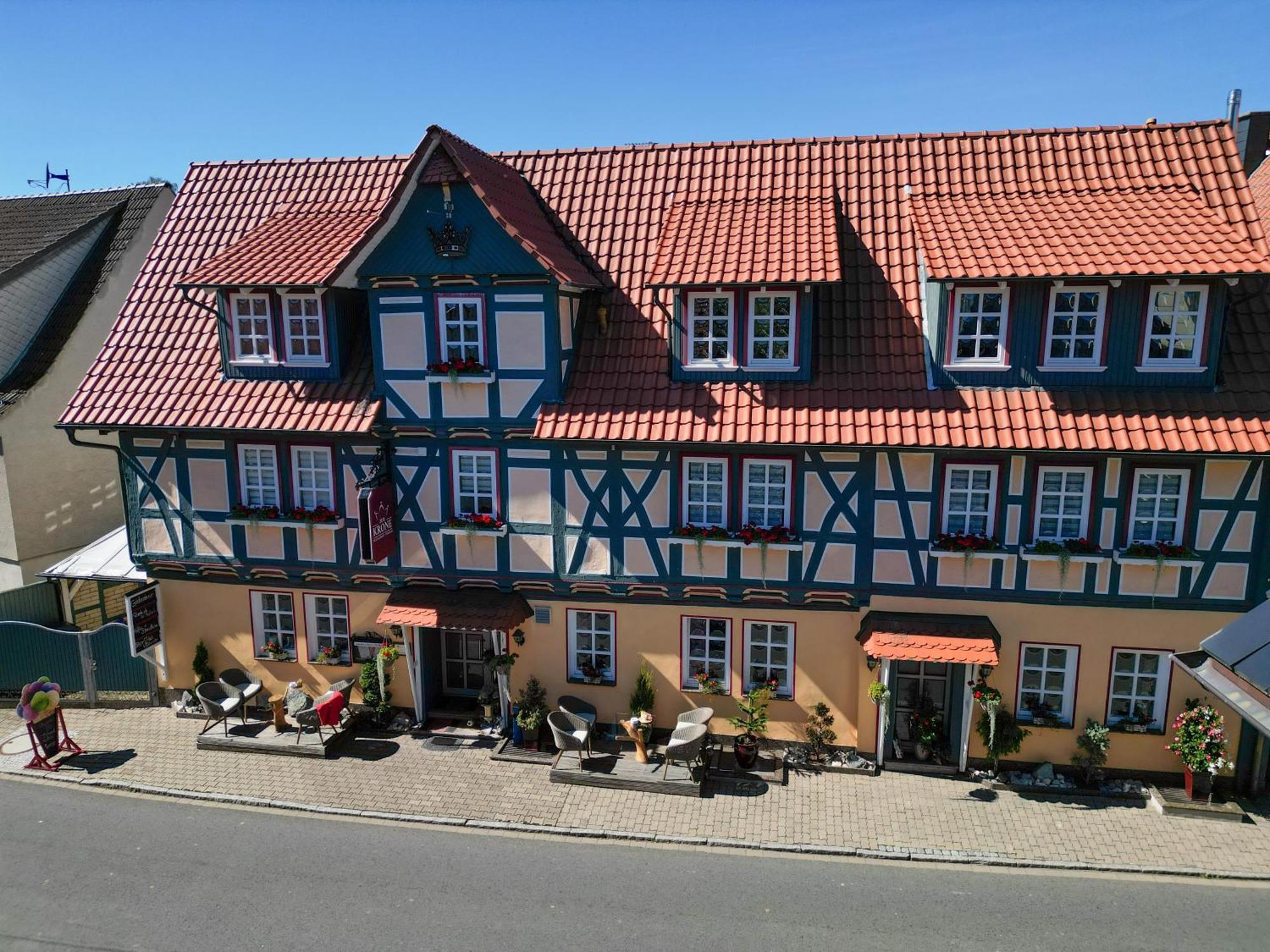 Pension Zur Krone Martinfeld Exterior foto